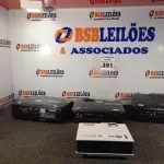 LOTE 391 - 04 PROJETORES MULTIMIDIA MARCAS E MODELOS DIVERSOS PARA RETIRADA DE PEÇAS. (NO ESTADO) ATENÇÃO! FAZER A VISITAÇÃO ANTES DE ARREMATAR, NÃO SABEMOS SE FUNCIONA. LEILÃO NÃO TEM GARANTIA E NEM DEVOLUÇÃO, SUJEITO A POSSÍVEIS AVARIAS VISÍVEIS/OCULTAS E/OU AUSÊNCIA DE COMPONENTES.