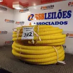 LOTE 392 - 02 ROLOS DE MANGUEIRA CORRUGADA. (NO ESTADO) ATENÇÃO! FAZER A VISITAÇÃO ANTES DE ARREMATAR, NÃO SABEMOS SE FUNCIONA. LEILÃO NÃO TEM GARANTIA E NEM DEVOLUÇÃO, SUJEITO A POSSÍVEIS AVARIAS VISÍVEIS/OCULTAS E/OU AUSÊNCIA DE COMPONENTES.