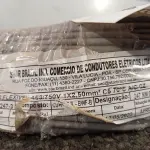 LOTE 250 - 01 ROLO DE CABO FLEXÍVEL 100M 1X2,5MM NA COR CINZA(NOVO). (NO ESTADO) ATENÇÃO! FAZER A VISITAÇÃO ANTES DE ARREMATAR, NÃO SABEMOS SE FUNCIONA. LEILÃO NÃO TEM GARANTIA E NEM DEVOLUÇÃO, SUJEITO A POSSÍVEIS AVARIAS VISÍVEIS/OCULTAS E/OU AUSÊNCIA DE COMPONENTES.