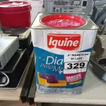 LOTE 329 - 01 LATA DE TINTA IQUINE DIATEX PINTA MAIS 18L FOSCO AVELUDADO NA COR CAMARÃO. (NO ESTADO) ATENÇÃO! FAZER A VISITAÇÃO ANTES DE ARREMATAR, NÃO SABEMOS SE FUNCIONA. LEILÃO NÃO TEM GARANTIA E NEM DEVOLUÇÃO, SUJEITO A POSSÍVEIS AVARIAS VISÍVEIS/OCULTAS E/OU AUSÊNCIA DE COMPONENTES.