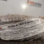 LOTE 230 - 01 ROLO DE CABO FLEXÍVEL 100M 1X2,5MM NA COR CINZA(NOVO). (NO ESTADO) ATENÇÃO! FAZER A VISITAÇÃO ANTES DE ARREMATAR, NÃO SABEMOS SE FUNCIONA. LEILÃO NÃO TEM GARANTIA E NEM DEVOLUÇÃO, SUJEITO A POSSÍVEIS AVARIAS VISÍVEIS/OCULTAS E/OU AUSÊNCIA DE COMPONENTES.