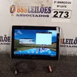 LOTE 273 - 01 TABLET SAMSUNG TAB2 TELA 10.1” COM CABO. (NO ESTADO) ATENÇÃO! FAZER A VISITAÇÃO ANTES DE ARREMATAR, NÃO SABEMOS SE FUNCIONA. LEILÃO NÃO TEM GARANTIA E NEM DEVOLUÇÃO, SUJEITO A POSSÍVEIS AVARIAS VISÍVEIS/OCULTAS E/OU AUSÊNCIA DE COMPONENTES.
