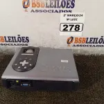 LOTE 278 - 01 PROJETOR MULTIMIDIA MARCA BENQ. (NO ESTADO) ATENÇÃO! FAZER A VISITAÇÃO ANTES DE ARREMATAR, NÃO SABEMOS SE FUNCIONA. LEILÃO NÃO TEM GARANTIA E NEM DEVOLUÇÃO, SUJEITO A POSSÍVEIS AVARIAS VISÍVEIS/OCULTAS E/OU AUSÊNCIA DE COMPONENTES.