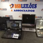 LOTE 388 - 04 NOTEBOOK’S MARCAS E MODELOS DIVERSOS PARA RETIRADA DE PEÇAS. (NO ESTADO) ATENÇÃO! FAZER A VISITAÇÃO ANTES DE ARREMATAR, NÃO SABEMOS SE FUNCIONA. LEILÃO NÃO TEM GARANTIA E NEM DEVOLUÇÃO, SUJEITO A POSSÍVEIS AVARIAS VISÍVEIS/OCULTAS E/OU AUSÊNCIA DE COMPONENTES.