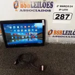 LOTE 287 - 01 TABLET SAMSUNG TAB2 TELA 10.1” COM CABO. (NO ESTADO) ATENÇÃO! FAZER A VISITAÇÃO ANTES DE ARREMATAR, NÃO SABEMOS SE FUNCIONA. LEILÃO NÃO TEM GARANTIA E NEM DEVOLUÇÃO, SUJEITO A POSSÍVEIS AVARIAS VISÍVEIS/OCULTAS E/OU AUSÊNCIA DE COMPONENTES.