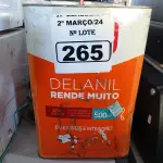 LOTE 265 - 01 LATA DE TINTA IQUINE DELANIL RENDE MUITO 18L FOSCO BASE “C”. (NO ESTADO) ATENÇÃO! FAZER A VISITAÇÃO ANTES DE ARREMATAR, NÃO SABEMOS SE FUNCIONA. LEILÃO NÃO TEM GARANTIA E NEM DEVOLUÇÃO, SUJEITO A POSSÍVEIS AVARIAS VISÍVEIS/OCULTAS E/OU AUSÊNCIA DE COMPONENTES.