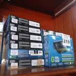 LOTE 219 - 12 ROTEADORES CISCO WRT54G2. (NO ESTADO) ATENÇÃO! FAZER A VISITAÇÃO ANTES DE ARREMATAR, NÃO SABEMOS SE FUNCIONA. LEILÃO NÃO TEM GARANTIA E NEM DEVOLUÇÃO, SUJEITO A POSSÍVEIS AVARIAS VISÍVEIS/OCULTAS E/OU AUSÊNCIA DE COMPONENTES.