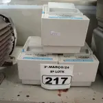 LOTE 217 - 03 IMPRESSORAS DE CUPOM. (NO ESTADO) ATENÇÃO! FAZER A VISITAÇÃO ANTES DE ARREMATAR, NÃO SABEMOS SE FUNCIONA. LEILÃO NÃO TEM GARANTIA E NEM DEVOLUÇÃO, SUJEITO A POSSÍVEIS AVARIAS VISÍVEIS/OCULTAS E/OU AUSÊNCIA DE COMPONENTES.