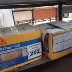 LOTE 202 - 02 CAIXAS DE SIKA TOP-100, REVESTIMENTO IMPERMEABILIZANTE SEMI-FLEXIVEL 18KG. (NO ESTADO) ATENÇÃO! FAZER A VISITAÇÃO ANTES DE ARREMATAR, NÃO SABEMOS SE FUNCIONA. LEILÃO NÃO TEM GARANTIA E NEM DEVOLUÇÃO, SUJEITO A POSSÍVEIS AVARIAS VISÍVEIS/OCULTAS E/OU AUSÊNCIA DE COMPONENTES.