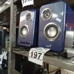 LOTE 197 - 02 CAIXAS DE SOM PARA PC. (NO ESTADO) ATENÇÃO! FAZER A VISITAÇÃO ANTES DE ARREMATAR, NÃO SABEMOS SE FUNCIONA. LEILÃO NÃO TEM GARANTIA E NEM DEVOLUÇÃO, SUJEITO A POSSÍVEIS AVARIAS VISÍVEIS/OCULTAS E/OU AUSÊNCIA DE COMPONENTES.