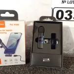 LOTE 033 - 02 MICROFONES DE LAPELA. (NO ESTADO) ATENÇÃO! FAZER A VISITAÇÃO ANTES DE ARREMATAR, NÃO SABEMOS SE FUNCIONA. LEILÃO NÃO TEM GARANTIA E NEM DEVOLUÇÃO, SUJEITO A POSSÍVEIS AVARIAS VISÍVEIS/OCULTAS E/OU AUSÊNCIA DE COMPONENTES.