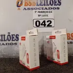 LOTE 042 - 02 CARREGADORES USB TIPO “C”. (NO ESTADO) ATENÇÃO! FAZER A VISITAÇÃO ANTES DE ARREMATAR, NÃO SABEMOS SE FUNCIONA. LEILÃO NÃO TEM GARANTIA E NEM DEVOLUÇÃO, SUJEITO A POSSÍVEIS AVARIAS VISÍVEIS/OCULTAS E/OU AUSÊNCIA DE COMPONENTES.