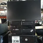 LOTE 238 - 04 CPU’S E 01 ALL IN ONE MARCAS E MODELOS DIVERSOS PARA RETIRADA DE PEÇAS. (NO ESTADO) ATENÇÃO! FAZER A VISITAÇÃO ANTES DE ARREMATAR, NÃO SABEMOS SE FUNCIONA. LEILÃO NÃO TEM GARANTIA E NEM DEVOLUÇÃO, SUJEITO A POSSÍVEIS AVARIAS VISÍVEIS/OCULTAS E/OU AUSÊNCIA DE COMPONENTES.