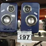 LOTE 197 - 02 CAIXAS DE SOM PARA PC. (NO ESTADO) ATENÇÃO! FAZER A VISITAÇÃO ANTES DE ARREMATAR, NÃO SABEMOS SE FUNCIONA. LEILÃO NÃO TEM GARANTIA E NEM DEVOLUÇÃO, SUJEITO A POSSÍVEIS AVARIAS VISÍVEIS/OCULTAS E/OU AUSÊNCIA DE COMPONENTES.