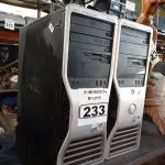 LOTE 233 - 02 CPU’S MARCAS DELL. (NO ESTADO) ATENÇÃO! FAZER A VISITAÇÃO ANTES DE ARREMATAR, NÃO SABEMOS SE FUNCIONA. LEILÃO NÃO TEM GARANTIA E NEM DEVOLUÇÃO, SUJEITO A POSSÍVEIS AVARIAS VISÍVEIS/OCULTAS E/OU AUSÊNCIA DE COMPONENTES.