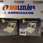 LOTE 091 - 02 NOTEBOOK’S MEGATRON. (NO ESTADO) ATENÇÃO! FAZER A VISITAÇÃO ANTES DE ARREMATAR, NÃO SABEMOS SE FUNCIONA. LEILÃO NÃO TEM GARANTIA E NEM DEVOLUÇÃO, SUJEITO A POSSÍVEIS AVARIAS VISÍVEIS/OCULTAS E/OU AUSÊNCIA DE COMPONENTES.
