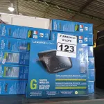 LOTE 123 - 12 ROTEADORES CISCO WRT54G2. (NO ESTADO) ATENÇÃO! FAZER A VISITAÇÃO ANTES DE ARREMATAR, NÃO SABEMOS SE FUNCIONA. LEILÃO NÃO TEM GARANTIA E NEM DEVOLUÇÃO, SUJEITO A POSSÍVEIS AVARIAS VISÍVEIS/OCULTAS E/OU AUSÊNCIA DE COMPONENTES.