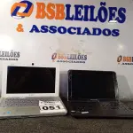 LOTE 051 - 02 NETBOOK’S MARCAS E MODELOS DIVERSOS. (NO ESTADO) ATENÇÃO! FAZER A VISITAÇÃO ANTES DE ARREMATAR, NÃO SABEMOS SE FUNCIONA. LEILÃO NÃO TEM GARANTIA E NEM DEVOLUÇÃO, SUJEITO A POSSÍVEIS AVARIAS VISÍVEIS/OCULTAS E/OU AUSÊNCIA DE COMPONENTES.