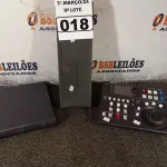 LOTE 018 - 01 CONTROLADOR REMOTO DE EDIÇÃO VTR SONY RM-280, 01 MINI CPU E 01 IMPRESSORA PORTÁTIL. (NO ESTADO) ATENÇÃO! FAZER A VISITAÇÃO ANTES DE ARREMATAR, NÃO SABEMOS SE FUNCIONA. LEILÃO NÃO TEM GARANTIA E NEM DEVOLUÇÃO, SUJEITO A POSSÍVEIS AVARIAS VISÍVEIS/OCULTAS E/OU AUSÊNCIA DE COMPONENTES.