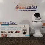 LOTE 041 - 01 CÂMERA INTELIGENTE COM CABEÇA DE SUPORTE IP WIFI. (NO ESTADO) ATENÇÃO! FAZER A VISITAÇÃO ANTES DE ARREMATAR, NÃO SABEMOS SE FUNCIONA. LEILÃO NÃO TEM GARANTIA E NEM DEVOLUÇÃO, SUJEITO A POSSÍVEIS AVARIAS VISÍVEIS/OCULTAS E/OU AUSÊNCIA DE COMPONENTES.