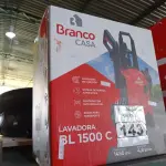 LOTE 143 - 01 LAVADORA DE ALTA PRESSÃO 1500W 220V MARCA BRANCO. (NO ESTADO) ATENÇÃO! FAZER A VISITAÇÃO ANTES DE ARREMATAR, NÃO SABEMOS SE FUNCIONA. LEILÃO NÃO TEM GARANTIA E NEM DEVOLUÇÃO, SUJEITO A POSSÍVEIS AVARIAS VISÍVEIS/OCULTAS E/OU AUSÊNCIA DE COMPONENTES.