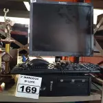 LOTE 169 - 01 PC COMPLETO COM WIN10. (NO ESTADO) ATENÇÃO! FAZER A VISITAÇÃO ANTES DE ARREMATAR, NÃO SABEMOS SE FUNCIONA. LEILÃO NÃO TEM GARANTIA E NEM DEVOLUÇÃO, SUJEITO A POSSÍVEIS AVARIAS VISÍVEIS/OCULTAS E/OU AUSÊNCIA DE COMPONENTES.