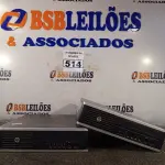 LOTE 514 - 02 MINIS PC MARCA HP. (NO ESTADO) ATENÇÃO! FAZER A VISITAÇÃO ANTES DE ARREMATAR, NÃO SABEMOS SE FUNCIONA. LEILÃO NÃO TEM GARANTIA E NEM DEVOLUÇÃO, SUJEITO A POSSÍVEIS AVARIAS VISÍVEIS/OCULTAS E/OU AUSÊNCIA DE COMPONENTES.