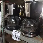 LOTE 154 - 03 CAFETEIRAS MARCAS E MODELOS DIVERSOS. (NO ESTADO) ATENÇÃO! FAZER A VISITAÇÃO ANTES DE ARREMATAR, NÃO SABEMOS SE FUNCIONA. LEILÃO NÃO TEM GARANTIA E NEM DEVOLUÇÃO, SUJEITO A POSSÍVEIS AVARIAS VISÍVEIS/OCULTAS E/OU AUSÊNCIA DE COMPONENTES.