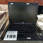 LOTE 189 - 01 NOTEBOOK MARCA HP. (NO ESTADO) ATENÇÃO! FAZER A VISITAÇÃO ANTES DE ARREMATAR, NÃO SABEMOS SE FUNCIONA. LEILÃO NÃO TEM GARANTIA E NEM DEVOLUÇÃO, SUJEITO A POSSÍVEIS AVARIAS VISÍVEIS/OCULTAS E/OU AUSÊNCIA DE COMPONENTES.