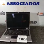 LOTE 106 - 01 NOTEBOOK MARCA VECTOR. (NO ESTADO) ATENÇÃO! FAZER A VISITAÇÃO ANTES DE ARREMATAR, NÃO SABEMOS SE FUNCIONA. LEILÃO NÃO TEM GARANTIA E NEM DEVOLUÇÃO, SUJEITO A POSSÍVEIS AVARIAS VISÍVEIS/OCULTAS E/OU AUSÊNCIA DE COMPONENTES.