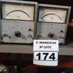 LOTE 174 - 02 DECIBELÍMETROS. (NO ESTADO) ATENÇÃO! FAZER A VISITAÇÃO ANTES DE ARREMATAR, NÃO SABEMOS SE FUNCIONA. LEILÃO NÃO TEM GARANTIA E NEM DEVOLUÇÃO, SUJEITO A POSSÍVEIS AVARIAS VISÍVEIS/OCULTAS E/OU AUSÊNCIA DE COMPONENTES.