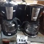 LOTE 154 - 03 CAFETEIRAS MARCAS E MODELOS DIVERSOS. (NO ESTADO) ATENÇÃO! FAZER A VISITAÇÃO ANTES DE ARREMATAR, NÃO SABEMOS SE FUNCIONA. LEILÃO NÃO TEM GARANTIA E NEM DEVOLUÇÃO, SUJEITO A POSSÍVEIS AVARIAS VISÍVEIS/OCULTAS E/OU AUSÊNCIA DE COMPONENTES.