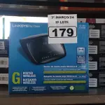 LOTE 179 - 12 ROTEADORES CISCO WRT54G2. (NO ESTADO) ATENÇÃO! FAZER A VISITAÇÃO ANTES DE ARREMATAR, NÃO SABEMOS SE FUNCIONA. LEILÃO NÃO TEM GARANTIA E NEM DEVOLUÇÃO, SUJEITO A POSSÍVEIS AVARIAS VISÍVEIS/OCULTAS E/OU AUSÊNCIA DE COMPONENTES.