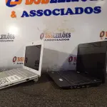 LOTE 035 - 02 NETBOOK’S MARCAS E MODELOS DIVERSOS. (NO ESTADO) ATENÇÃO! FAZER A VISITAÇÃO ANTES DE ARREMATAR, NÃO SABEMOS SE FUNCIONA. LEILÃO NÃO TEM GARANTIA E NEM DEVOLUÇÃO, SUJEITO A POSSÍVEIS AVARIAS VISÍVEIS/OCULTAS E/OU AUSÊNCIA DE COMPONENTES.