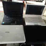 LOTE 195 - 02 NETBOOK’S MARCAS E MODELOS DIVERSOS PARA RETIRADA DE PEÇAS. (NO ESTADO) ATENÇÃO! FAZER A VISITAÇÃO ANTES DE ARREMATAR, NÃO SABEMOS SE FUNCIONA. LEILÃO NÃO TEM GARANTIA E NEM DEVOLUÇÃO, SUJEITO A POSSÍVEIS AVARIAS VISÍVEIS/OCULTAS E/OU AUSÊNCIA DE COMPONENTES.