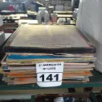 LOTE 141 - 01 LOTE COM VÁRIOS DISCOS DE VINIL. (NO ESTADO) ATENÇÃO! FAZER A VISITAÇÃO ANTES DE ARREMATAR, NÃO SABEMOS SE FUNCIONA. LEILÃO NÃO TEM GARANTIA E NEM DEVOLUÇÃO, SUJEITO A POSSÍVEIS AVARIAS VISÍVEIS/OCULTAS E/OU AUSÊNCIA DE COMPONENTES.