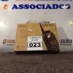 LOTE 023 - 01 RÁDIO COMUNICADOR. (NO ESTADO) ATENÇÃO! FAZER A VISITAÇÃO ANTES DE ARREMATAR, NÃO SABEMOS SE FUNCIONA. LEILÃO NÃO TEM GARANTIA E NEM DEVOLUÇÃO, SUJEITO A POSSÍVEIS AVARIAS VISÍVEIS/OCULTAS E/OU AUSÊNCIA DE COMPONENTES.