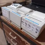 LOTE 249 - 03 IMPRESSORAS DE CUPOM. (NO ESTADO) ATENÇÃO! FAZER A VISITAÇÃO ANTES DE ARREMATAR, NÃO SABEMOS SE FUNCIONA. LEILÃO NÃO TEM GARANTIA E NEM DEVOLUÇÃO, SUJEITO A POSSÍVEIS AVARIAS VISÍVEIS/OCULTAS E/OU AUSÊNCIA DE COMPONENTES.