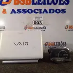 LOTE 003 - 01 NETBOOK E 01 FILMADORA MARCAS E MODELOS DIVERSOS. (NO ESTADO) ATENÇÃO! FAZER A VISITAÇÃO ANTES DE ARREMATAR, NÃO SABEMOS SE FUNCIONA. LEILÃO NÃO TEM GARANTIA E NEM DEVOLUÇÃO, SUJEITO A POSSÍVEIS AVARIAS VISÍVEIS/OCULTAS E/OU AUSÊNCIA DE COMPONENTES.