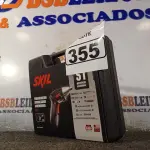 LOTE 355 - 01 PARAFUSADEIRA 220V SKIL +51 ACESSÓRIOS 4,8V. (NOVO). (NO ESTADO) ATENÇÃO! FAZER A VISITAÇÃO ANTES DE ARREMATAR, NÃO SABEMOS SE FUNCIONA. LEILÃO NÃO TEM GARANTIA E NEM DEVOLUÇÃO, SUJEITO A POSSÍVEIS AVARIAS VISÍVEIS/OCULTAS E/OU AUSÊNCIA DE COMPONENTES.