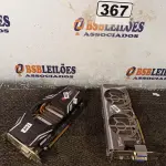 LOTE 367 - 02 PLACAS DE VÍDEO MARCAS E MODELOS DIVERSOS. (NO ESTADO) ATENÇÃO! FAZER A VISITAÇÃO ANTES DE ARREMATAR, NÃO SABEMOS SE FUNCIONA. LEILÃO NÃO TEM GARANTIA E NEM DEVOLUÇÃO, SUJEITO A POSSÍVEIS AVARIAS VISÍVEIS/OCULTAS E/OU AUSÊNCIA DE COMPONENTES.