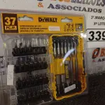 LOTE 339 - 01 KIT JOGO 37 PEÇAS PARA PARAFUSADEIRA DEWALT COM ESTOJO. (NO ESTADO) ATENÇÃO! FAZER A VISITAÇÃO ANTES DE ARREMATAR, NÃO SABEMOS SE FUNCIONA. LEILÃO NÃO TEM GARANTIA E NEM DEVOLUÇÃO, SUJEITO A POSSÍVEIS AVARIAS VISÍVEIS/OCULTAS E/OU AUSÊNCIA DE COMPONENTES.