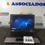 LOTE 326 - 01 NOTEBOOK MARCA HP. (NO ESTADO) ATENÇÃO! FAZER A VISITAÇÃO ANTES DE ARREMATAR, NÃO SABEMOS SE FUNCIONA. LEILÃO NÃO TEM GARANTIA E NEM DEVOLUÇÃO, SUJEITO A POSSÍVEIS AVARIAS VISÍVEIS/OCULTAS E/OU AUSÊNCIA DE COMPONENTES.