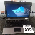LOTE 330 - 01 NOTEBOOK MARCA HP. (NO ESTADO) ATENÇÃO! FAZER A VISITAÇÃO ANTES DE ARREMATAR, NÃO SABEMOS SE FUNCIONA. LEILÃO NÃO TEM GARANTIA E NEM DEVOLUÇÃO, SUJEITO A POSSÍVEIS AVARIAS VISÍVEIS/OCULTAS E/OU AUSÊNCIA DE COMPONENTES.