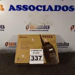 LOTE 337 - 01 RÁDIO COMUNICADOR. (NO ESTADO) ATENÇÃO! FAZER A VISITAÇÃO ANTES DE ARREMATAR, NÃO SABEMOS SE FUNCIONA. LEILÃO NÃO TEM GARANTIA E NEM DEVOLUÇÃO, SUJEITO A POSSÍVEIS AVARIAS VISÍVEIS/OCULTAS E/OU AUSÊNCIA DE COMPONENTES.