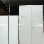 LOTE 473 - 02 ARMÁRIOS DE AÇO COM 02 PORTAS. (NO ESTADO) ATENÇÃO! FAZER A VISITAÇÃO ANTES DE ARREMATAR, NÃO SABEMOS SE FUNCIONA. LEILÃO NÃO TEM GARANTIA E NEM DEVOLUÇÃO, SUJEITO A POSSÍVEIS AVARIAS VISÍVEIS/OCULTAS E/OU AUSÊNCIA DE COMPONENTES.