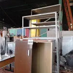 LOTE 495 - 02 ESTANTES DE AÇO E 01 ARQUIVO INCOMPLETO. (NO ESTADO) ATENÇÃO! FAZER A VISITAÇÃO ANTES DE ARREMATAR, NÃO SABEMOS SE FUNCIONA. LEILÃO NÃO TEM GARANTIA E NEM DEVOLUÇÃO, SUJEITO A POSSÍVEIS AVARIAS VISÍVEIS/OCULTAS E/OU AUSÊNCIA DE COMPONENTES.