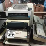 LOTE 412 - 01 IMPRESSORA E 05 SCANNERS MARCAS E MODELOS DIVERSOS. (NO ESTADO) ATENÇÃO! FAZER A VISITAÇÃO ANTES DE ARREMATAR, NÃO SABEMOS SE FUNCIONA. LEILÃO NÃO TEM GARANTIA E NEM DEVOLUÇÃO, SUJEITO A POSSÍVEIS AVARIAS VISÍVEIS/OCULTAS E/OU AUSÊNCIA DE COMPONENTES.