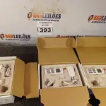 LOTE 393 - 03 APARELHOS DE TELEFONE. (NO ESTADO) ATENÇÃO! FAZER A VISITAÇÃO ANTES DE ARREMATAR, NÃO SABEMOS SE FUNCIONA. LEILÃO NÃO TEM GARANTIA E NEM DEVOLUÇÃO, SUJEITO A POSSÍVEIS AVARIAS VISÍVEIS/OCULTAS E/OU AUSÊNCIA DE COMPONENTES.