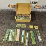 LOTE 320 - 76 PROCESSADORES E 20 MEMORIAS. (NO ESTADO) ATENÇÃO! FAZER A VISITAÇÃO ANTES DE ARREMATAR, NÃO SABEMOS SE FUNCIONA. LEILÃO NÃO TEM GARANTIA E NEM DEVOLUÇÃO, SUJEITO A POSSÍVEIS AVARIAS VISÍVEIS/OCULTAS E/OU AUSÊNCIA DE COMPONENTES.